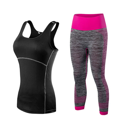 Cropped Top and Leggings Set