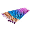 Rainbow Makeup Brushes