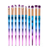 Rainbow Makeup Brushes