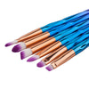 Rainbow Makeup Brushes