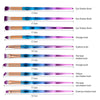 Rainbow Makeup Brushes